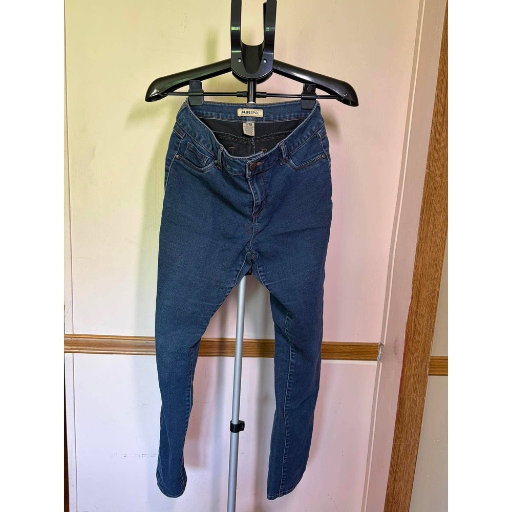 Blue Spice High Waist Skinny Jeans Womens 9/10 Dark Wash Blue Stretch Denim